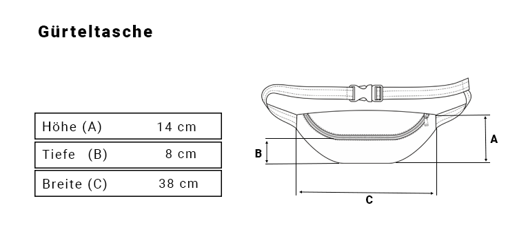 Gürteltasche PrideAbstrakt