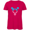 Damen Premium Bio T-Shirt Transgender - Fuchsia / XS - Clothes