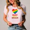 Damen T-Shirt bunt-statt-braun - Orchid Pink / XS - Clothes