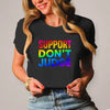 Damen T-Shirt dont judge - Black / XS - Clothes