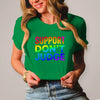 Damen T-Shirt dont judge - Kelly Green / XS - Clothes