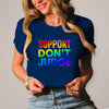 Damen T-Shirt dont judge - Navy / XS - Clothes