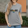 Damen T-Shirt Kiss-Girls - Pacific Grey / XS - Clothes