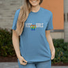 Damen T-Shirt Kiss-Girls - Sky Blue / XS - Clothes
