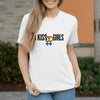 Damen T-Shirt Kiss-Girls - White / XS - Clothes