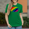 Damen T-Shirt PrideAbstrakt - Kelly Green / XS - Clothes
