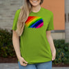 Damen T-Shirt PrideAbstrakt - Orchid Green / XS - Clothes