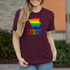 Damen T-Shirt Saarland - Burgundy / XS - Clothes