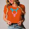 Damen T-Shirt Transgender - Orange / XS - Clothes