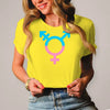 Damen T-Shirt Transgender - Solar Yellow / XS - Clothes
