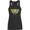 Damen Tank Top Ally Herz - Black / XS - Clothes