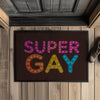 Fußmatte mit Gummirand SuperGay - Brown / 35x50cm - Home & Living