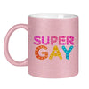 Glitzertasse SuperGay - Pink Glitter / One size - Home & Living