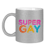 Glitzertasse SuperGay - Silver Glitter / One size - Home & Living
