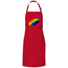 Grillschürze PrideAbstrakt - Strawberry Red / 85 x 72 cm - Clothes