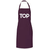 Grillschürze TopPrideWhite - Aubergine / 85 x 72 cm - Clothes
