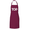 Grillschürze TopPrideWhite - Burgundy / 85 x 72 cm - Clothes