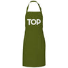 Grillschürze TopPrideWhite - Olive / 85 x 72 cm - Clothes