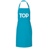 Grillschürze TopPrideWhite - Turquoise / 85 x 72 cm - Clothes