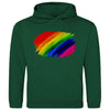 Herren Hoodie PrideAbstrakt - Bottle Green / XS - Clothes