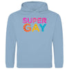 Herren Hoodie SuperGay - Sky Blue / XS - Clothes