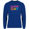 Herren Sweatshirt SuperGay - Royal / XS - Clothes