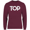 Herren Sweatshirt Top - Wine / XS - Clothes