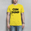 Herren T-Shirt CUMDUMP - Solar Yellow / XS - Clothes
