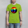 Herren T-Shirt Diskokugel - Orchid Green / XS - Clothes