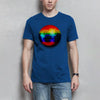 Herren T-Shirt Diskokugel - Royal Blue / XS - Clothes