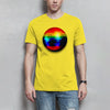 Herren T-Shirt Diskokugel - Solar Yellow / XS - Clothes