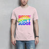 Herren T-Shirt dont judge - Orchid Pink / XS - Clothes