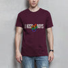 Herren T-Shirt Kiss-Boys - Burgundy / XS - Clothes