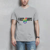 Herren T-Shirt Kiss-Boys - Pacific Grey / XS - Clothes