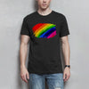 Herren T-Shirt PrideAbstrakt - Black / XS - Clothes