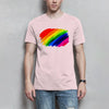 Herren T-Shirt PrideAbstrakt - Orchid Pink / XS - Clothes