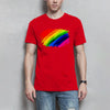 Herren T-Shirt PrideAbstrakt - Red / XS - Clothes