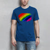 Herren T-Shirt PrideAbstrakt - Royal Blue / XS - Clothes