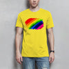 Herren T-Shirt PrideAbstrakt - Solar Yellow / XS - Clothes