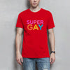 Herren T-Shirt SuperGay - Red / XS - Clothes