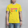 Herren T-Shirt SuperGay - Solar Yellow / XS - Clothes