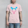 Herren T-Shirt Transgender - Orchid Pink / XS - Clothes