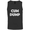 Herren Tank Top CUMDUMP - Black / S - Clothes