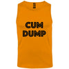Herren Tank Top CUMDUMP - Orange / S - Clothes