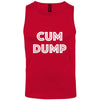 Herren Tank Top CUMDUMP - Red / S - Clothes