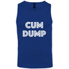 Herren Tank Top CUMDUMP - Royal Blue / S - Clothes