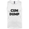 Herren Tank Top CUMDUMP - White / S - Clothes