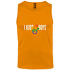 Herren Tank Top Kiss-Boys - Orange / S - Clothes