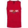 Herren Tank Top Kiss-Boys - Red / S - Clothes