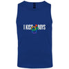 Herren Tank Top Kiss-Boys - Royal Blue / S - Clothes